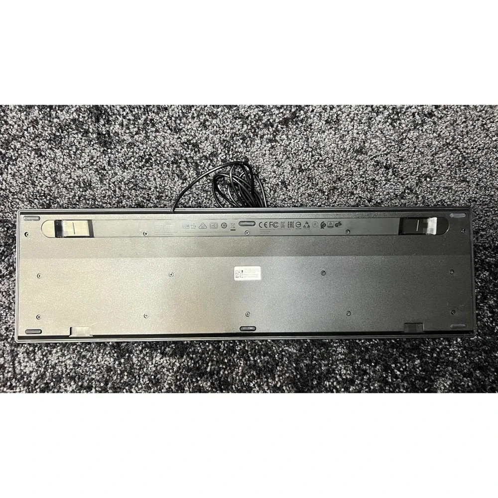 Dell Wired Keyboard Model KB216p‎ - Used Tested Works - Has both feet